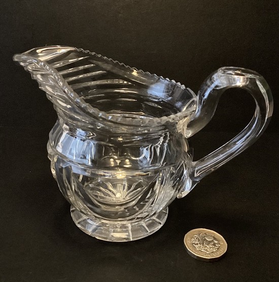 Antique late Georgian or regency style cu cream jug