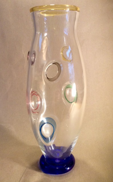 'First Glass' art glass vase c2000