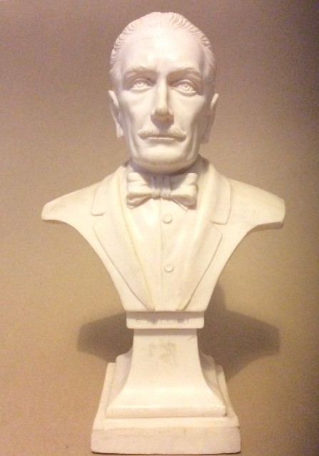 C1930 composition bust of composer Puccini