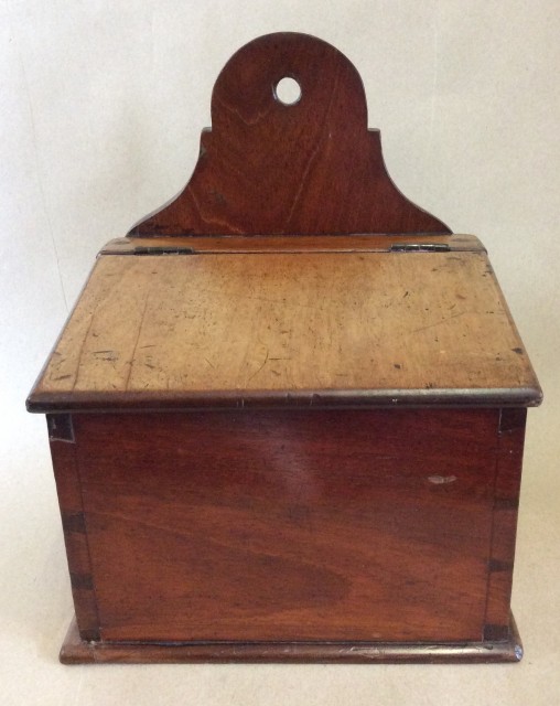 Early Victorian/ late Georgian salt or candle box