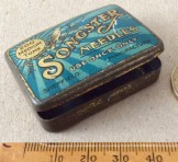 Antique SONGSTER 78 needle tin