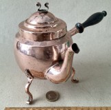 Swedish copper chocolate pot.