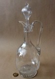 Victorian blown glass claret jug