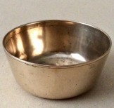 Small brass food bowl