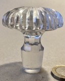 Victorian cut mushroom decanter stopper