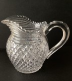 Regency cut glass water jug