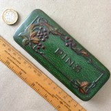 Art Nouveau  Pin Tidy tin.
