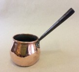 Small Victorian copper saucepan
