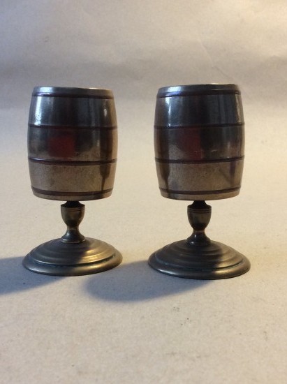 Early 20th century brass and copper match or toothpick holder
