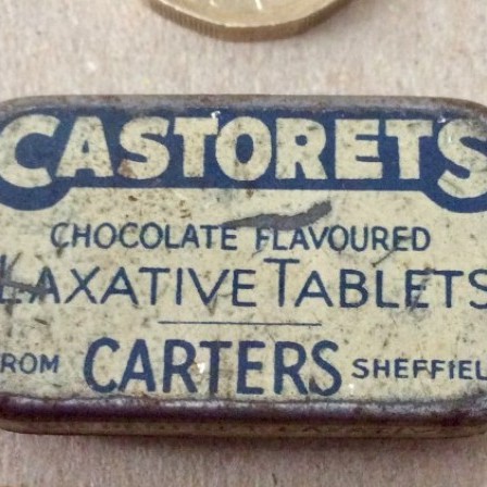 Detail: CASTORETS Chocolate flavoured Laxative tablets.C1920.