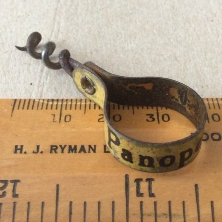 Detail: Rare antique Panopepton advertising  medicine corkscrew . C1900