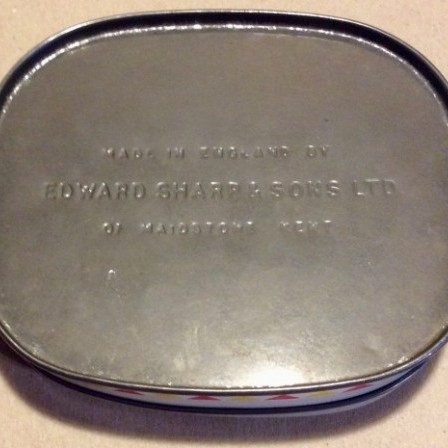 Detail: Vintage Edward Sharp & sons Circus toffee tin