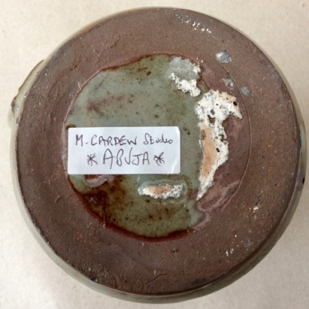 Detail: Abuja studio pottery mug by Gugong Bong 