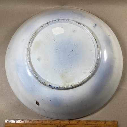 Detail: Antique spongeware bowl possibly Scottish 