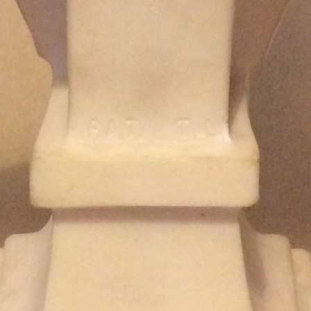 Detail: C1930 composition bust of composer V. Bellini 